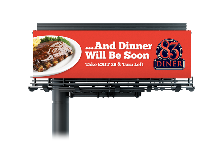 83 Diner Dinner Billboard