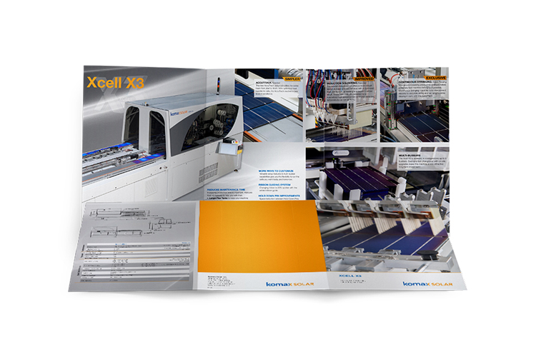 Komax X3 Tri-Fold Brochure
